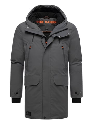 Parka de invierno para hombre Stone Harbour Kitraan con cierres magnéticos y forro polar