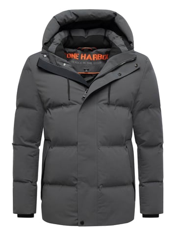 Chaqueta de invierno para hombre Stone Harbour Taviaan con capucha forrada y diseño cortaviento