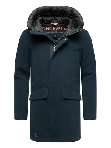 Abrigo de invierno para hombre Stone Harbour Fenroos con acabado tipo lana y capucha desmontable