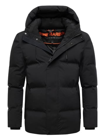 Chaqueta de invierno para hombre Stone Harbour Taviaan con capucha forrada y diseño cortaviento