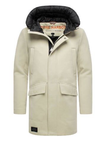Abrigo de invierno para hombre Stone Harbour Fenroos con acabado tipo lana y capucha desmontable