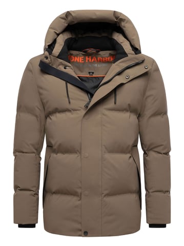 Chaqueta de invierno para hombre Stone Harbour Taviaan con capucha forrada y diseño cortaviento
