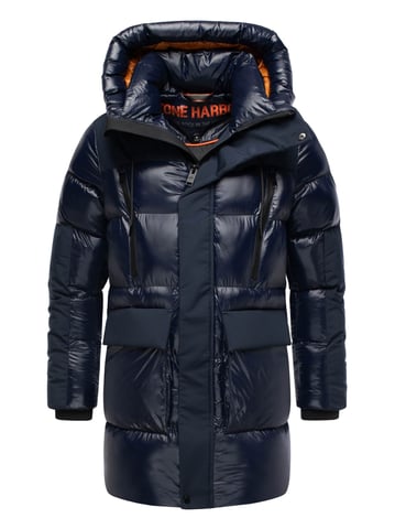 Chaqueta de invierno para hombre Stone Harbour Nelioon con cremallera doble y capucha