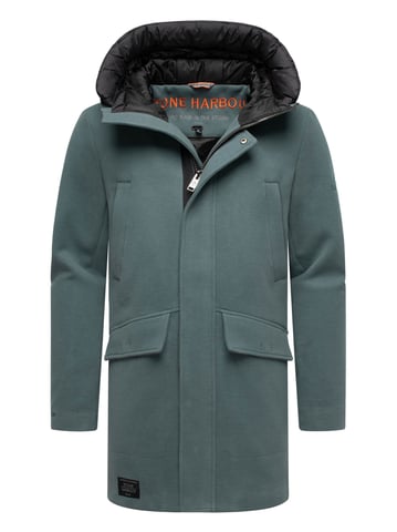 Abrigo de invierno para hombre Stone Harbour Fenroos con acabado tipo lana y capucha desmontable