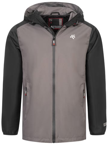 Chaqueta impermeable para hombre A. Salvarini AS-322 ligera y repelente al agua