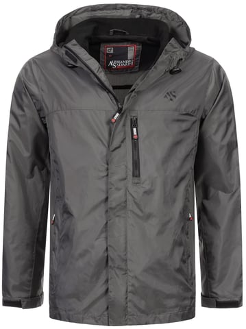 Chaqueta impermeable para hombre A. Salvarini AS-323 ligera con capucha