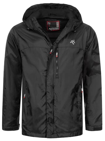 Chaqueta impermeable para hombre A. Salvarini AS-323 ligera con capucha
