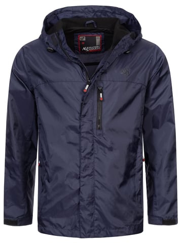 Chaqueta impermeable para hombre A. Salvarini AS-323 ligera con capucha