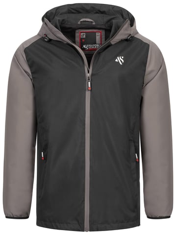 Chaqueta impermeable para hombre A. Salvarini AS-322 ligera y repelente al agua