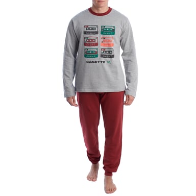 Pijama Hombre Invierno Afelpado de Algodón KLP6