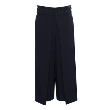 Pantalones Culottes con Cintura Ajustada Modelo Style