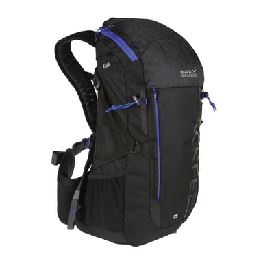 Regatta Blackfell III 25L Rucksack (Black/Surfspray Blue)