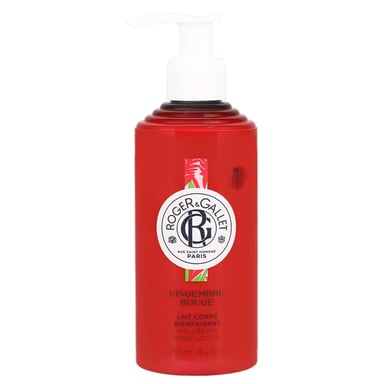 Roger & Gallet Loción Corporal Gingembre Rouge 250ml, Hidratante y Energizante