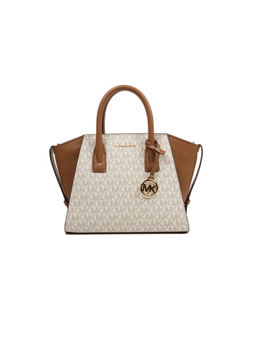 Michael Kors Avril Pequeño Bolso de Logo y Cuero