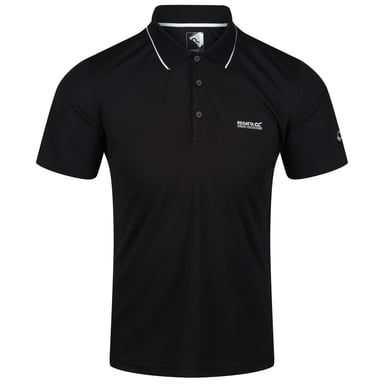 Regatta Mens Maverick V Active Polo Shirt (Black)