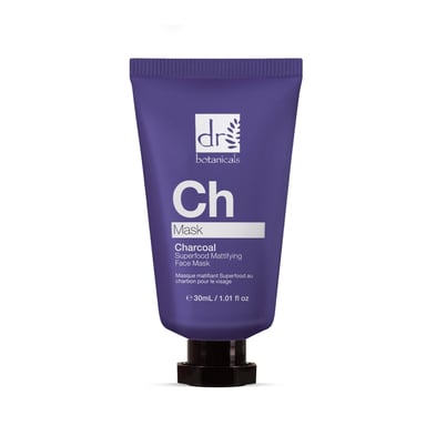 Dr Botanicals Máscara Facial Matificante de Carbón Avanzado Superfood 30ml