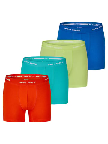 Happy Shorts Sres Bóxer retro Neón 4-Pack Pantalones cortos retro, bóxers vintage,