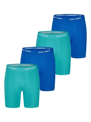 Happy Shorts Sres Bóxer retro Neón largo 4-Pack Pantalones cortos retro, bóxers vintage,