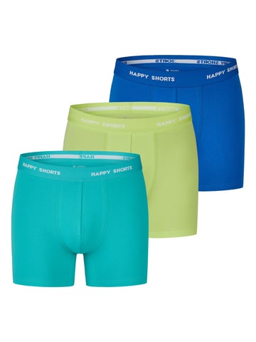 Happy Shorts Sres Bóxer retro Neón 3-Pack Pantalones cortos retro, bóxers vintage,
