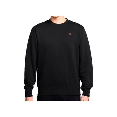 SUDADERA HOMBRE M NK CLUB BB CREW NEO VRSTY NEGRO