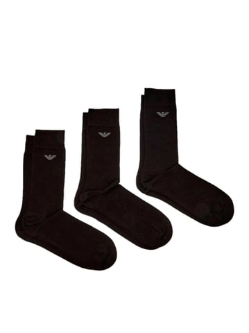 Calcetines con águila para hombre de Emporio Armani (paquete de 3)