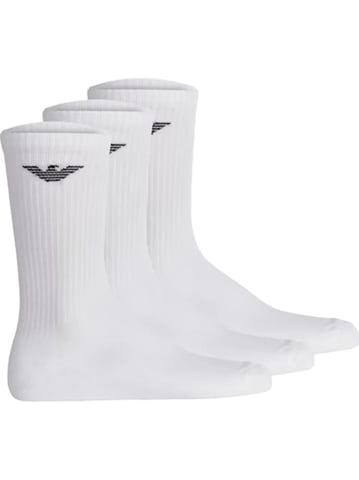 Calcetines con águila para hombre de Emporio Armani (paquete de 3)