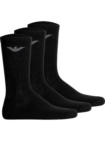 Calcetines con águila para hombre de Emporio Armani (paquete de 3)