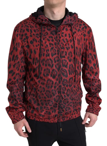 Chaqueta con capucha de estampado de leopardo G9lm0t G7wpp
