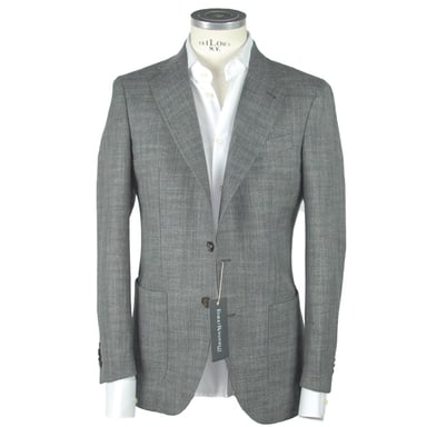 Blazer Gris Sin Estructura