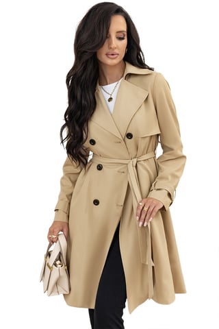 Gabardina Clásica con Cinturón