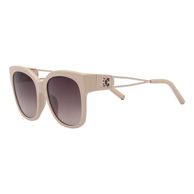 Gafas de sol Escada cuadradas con acentos en oro rosa