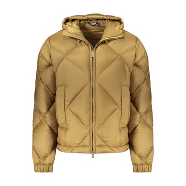 Chaqueta de plumas con capucha Maya Amarillo Mostaza