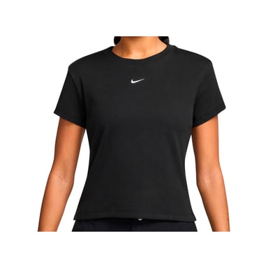 CAMISETA MUJER W NSW RIB  TGHT SS TEE NEGRO