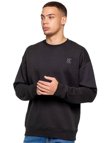 Kruze | Sudadera para hombre con cuello redondo de corte amplio