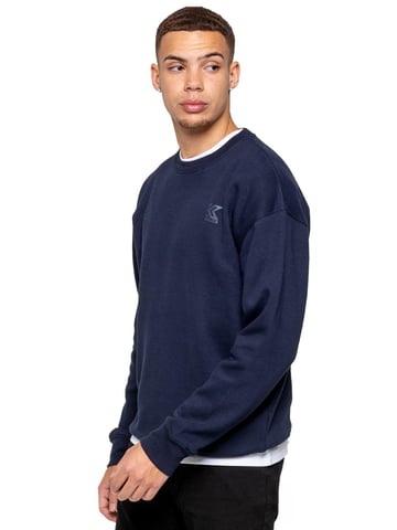 Kruze | Sudadera para hombre con cuello redondo de corte amplio