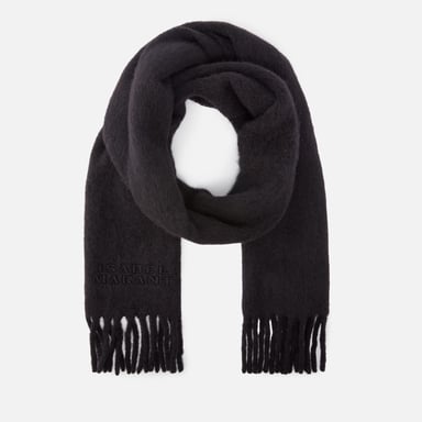 Bufanda de cuadros Firny en negro de Isabel Marant