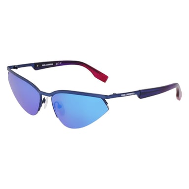 Gafas de sol de metal azul