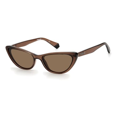 Gafas de sol de plástico marrón