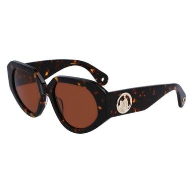 Gafas de sol de acetato marrón Lanvin