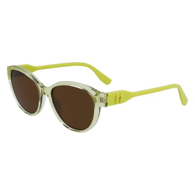 Gafas de sol inyectadas amarillas Karl Lagerfeld