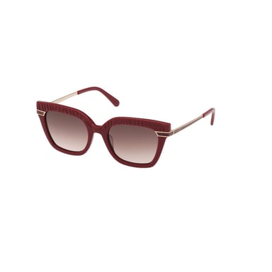 Gafas de sol rojas metálicas