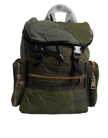 Mochila de Viaje Acolchada Verde Militar
