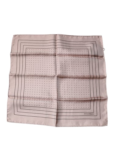 Pañuelo Cuadrado de Lunares Rosados
