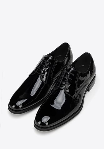 Zapatos derby Wittchen de charol para hombre en color negro
