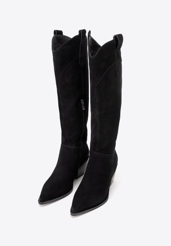 Botas vaqueras de ante negro para mujer de Wittchen