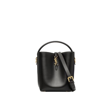 Saint Laurent El 37 Bolso Pequeño de Cuero Tipo Bucket