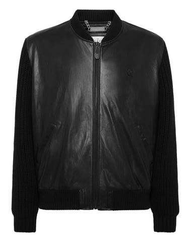 Bomber De Cuero