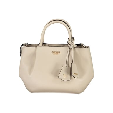 Bolso de Mano de Polietileno Beige