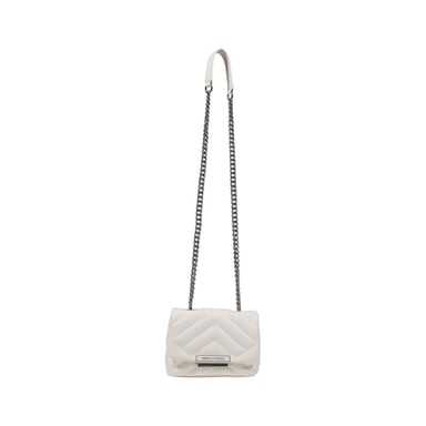 Bolso de Mano de Poliéster Blanco