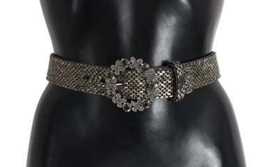 Cinturón ancho para mujer con lentejuelas adornadas de Dolce & Gabbana